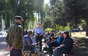 全龄覆盖 精准授课  冰城公安防火宣传无死角
