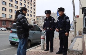 宾县公安局开展文明养犬宣传活动