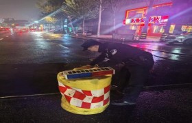 雪天“警”色浓  道外公安为平安护航