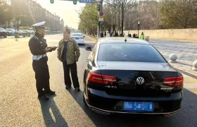 还静于民  冰城公安严查违法鸣笛 守护文明出行环境