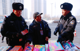 花灯映冰城 平安伴元宵  冰城公安送烟花爆竹安全知识上门
