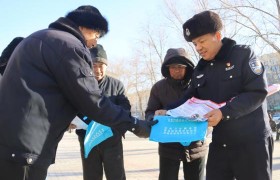 宾县公安局开展备春耕禁毒宣传活动