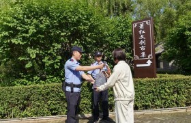 夏日护游暖人心 冰城公安守护平安旅途