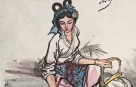 姚继成《西施浣纱》