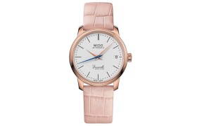 瑞士美度表贝伦赛丽典藏系列粉色款超薄女士腕表柔美上市 轻盈纤薄，简约淡雅