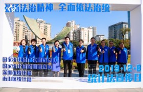 广东、深圳、南山三级联动举办大型统计法治宣传活动